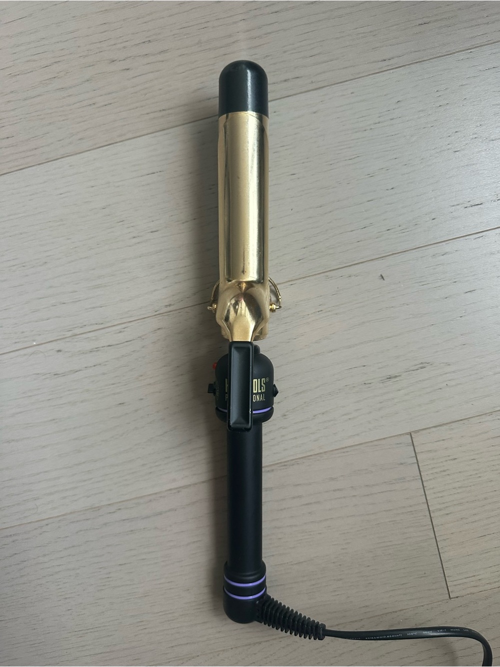 Black & Gold Curling Iron - Professional Styling Tool